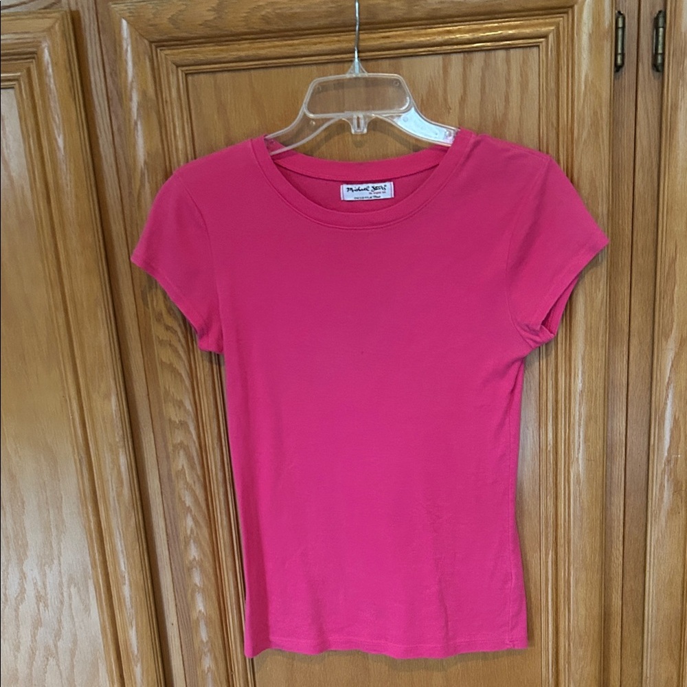 Michael Stars Pink Short Sleeve Women's Tee